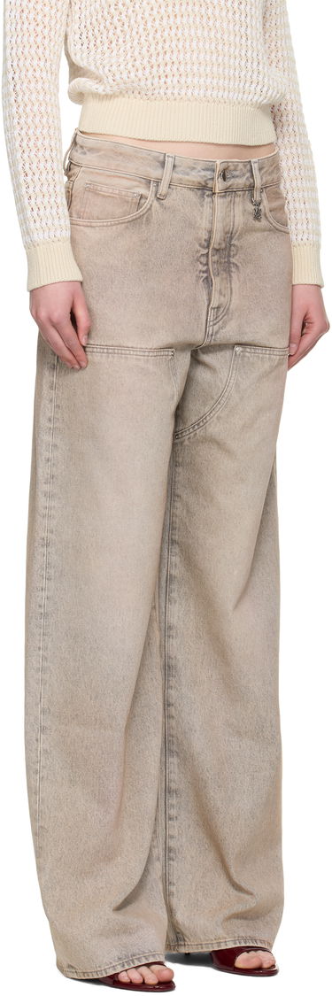 Džínsy AMIRI AMIRI Carpenter Jeans Béžová | AWDNGH1023, 1