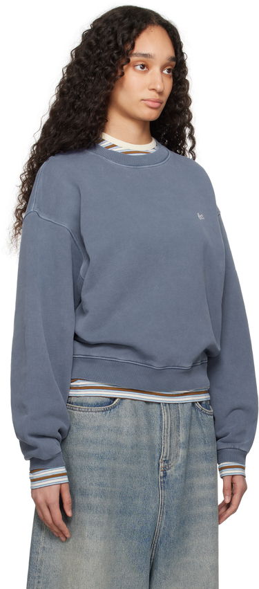 Sveter ERL ERL Crewneck Sweatshirt Modrá | ERL10T027, 4