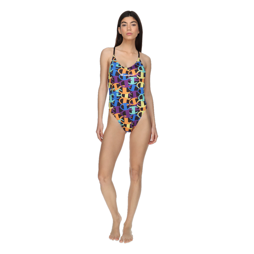Plavky Champion Multi-color Patterned One-Piece Swimsuit Rôznofarebný | CHA231F001-Z9
