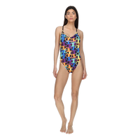 Multi-color Patterned One-Piece Swimsuit