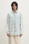 Fiorucci Relaxed Studded Denim Shirt