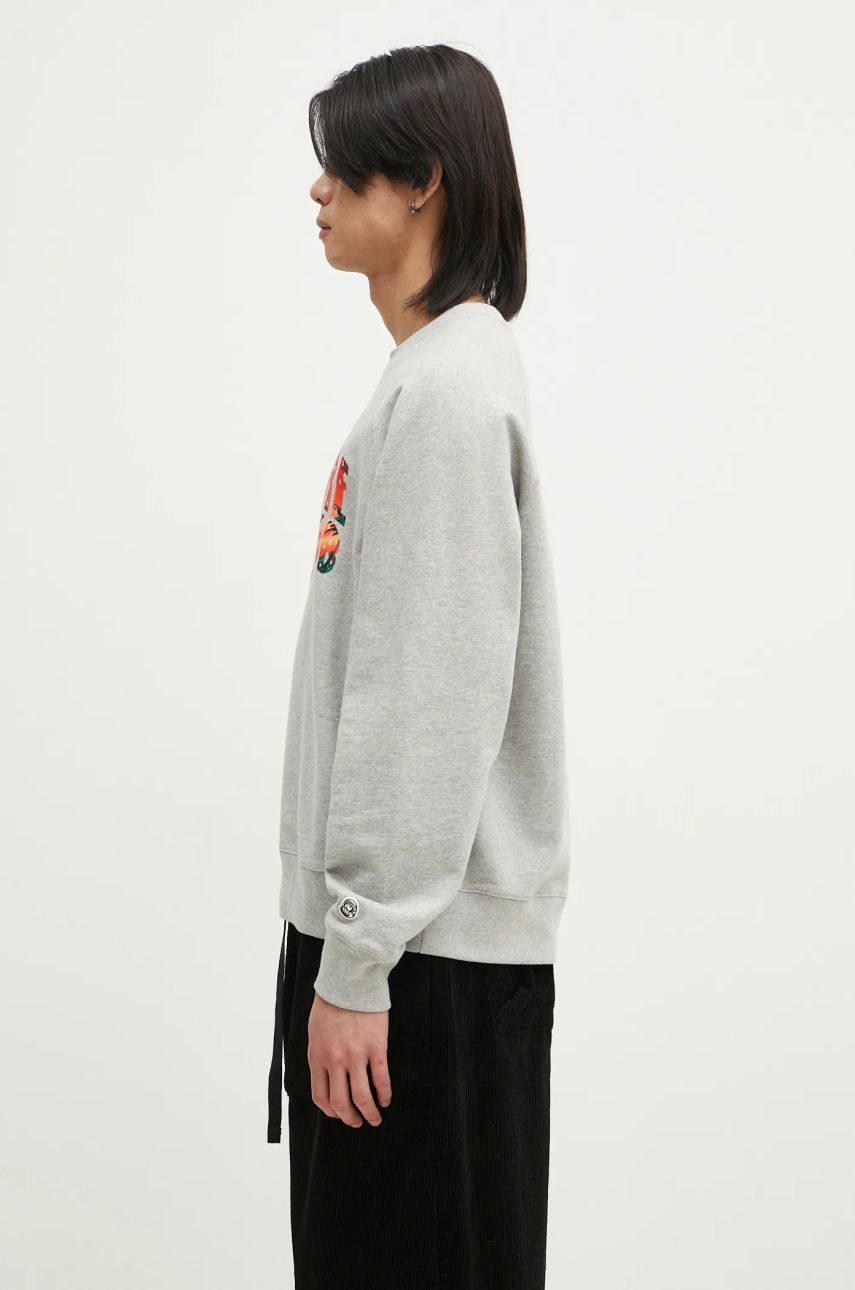 Sveter BILLIONAIRE BOYS CLUB Billionaire Boys Club Tropical Island Fill Arch Logo Crewneck Sweatshirt Šedá | B24439, 1