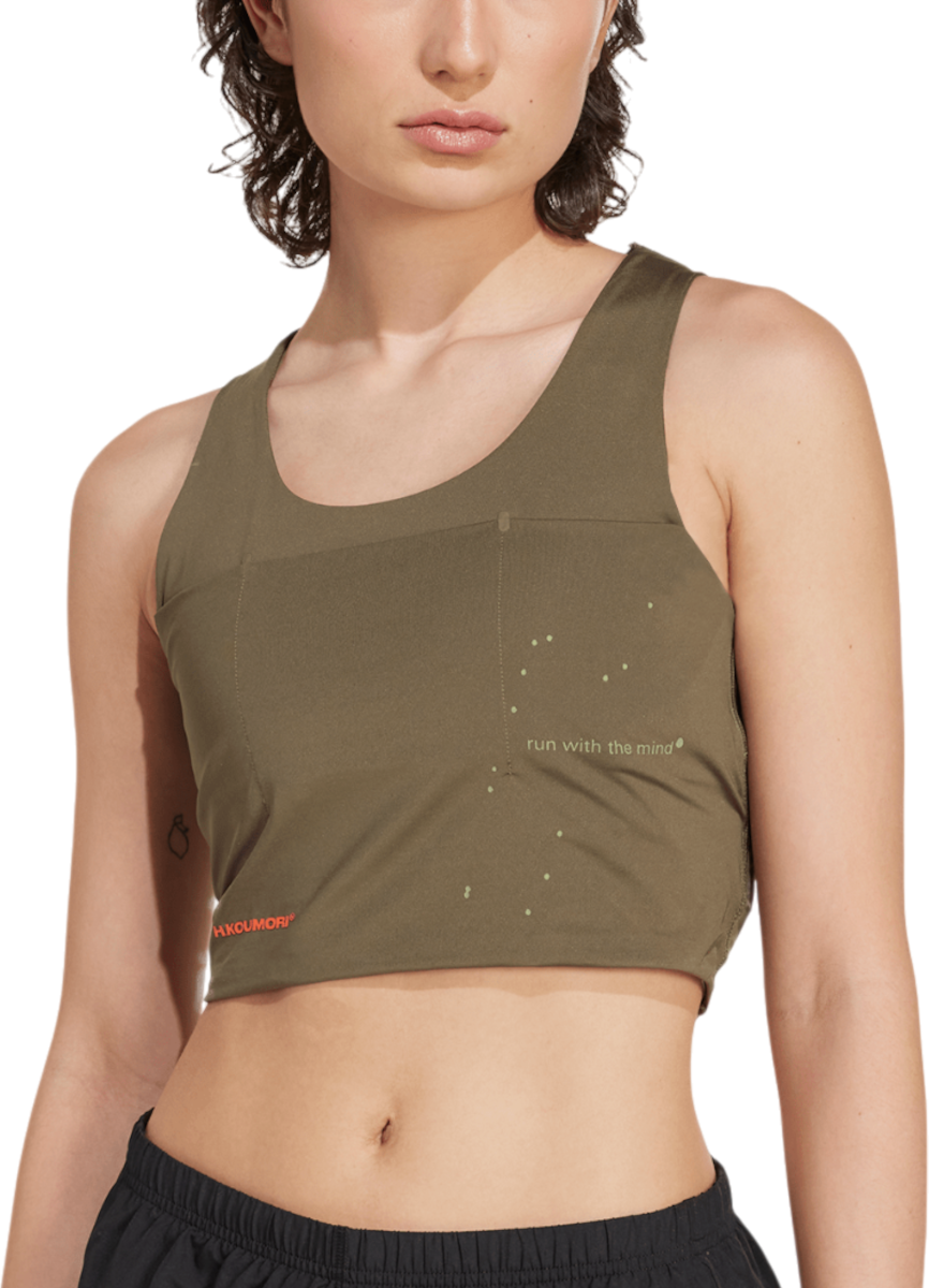 Tielko adidas Originals Hermanos Koumori Crop Tank Top Zelené | ka1861, 0