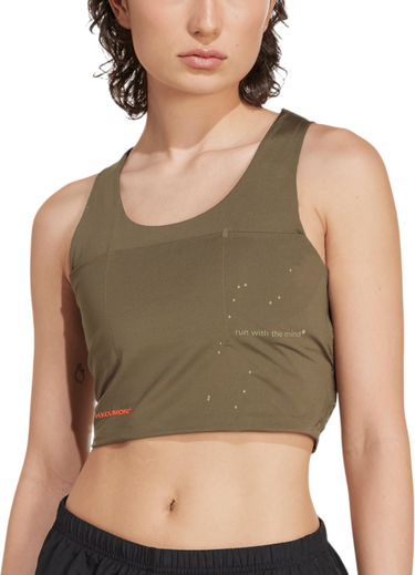 Tielko adidas Originals Hermanos Koumori Crop Tank Top Zelené | ka1861, 0