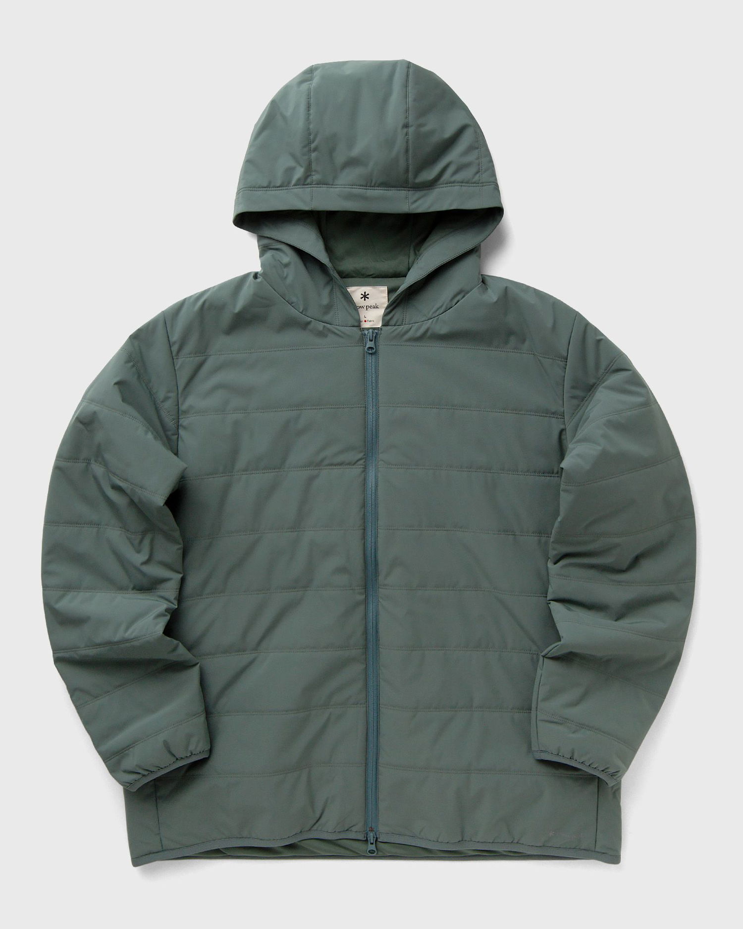Prešívaná bunda Snow Peak Flexible Insulated Zip Up Hoodie Zelené | SW-24AU003-DARKGREY, 0
