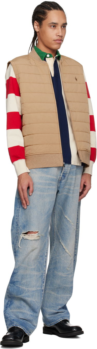 Vesta Polo by Ralph Lauren Ralph Lauren Piqué Double-Knit Vest Béžová | 710952075004, 3