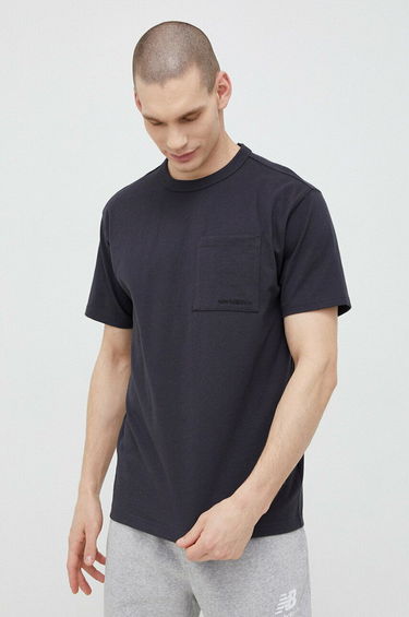 Tričko New Balance T-shirt Čierna | MT23567PHM, 0