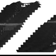 And Wander x Tape Fleece Vest Black