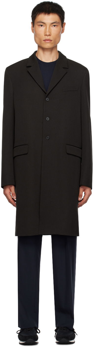 Kabáty The Row Brown Bernie Coat Čierna | 510-W2586, 0