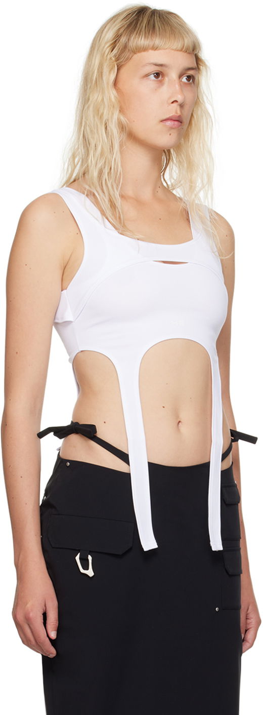 Tielko HELIOT EMIL Harness Tank Top Biela | HE_W_13_005_P03_WHT02, 1