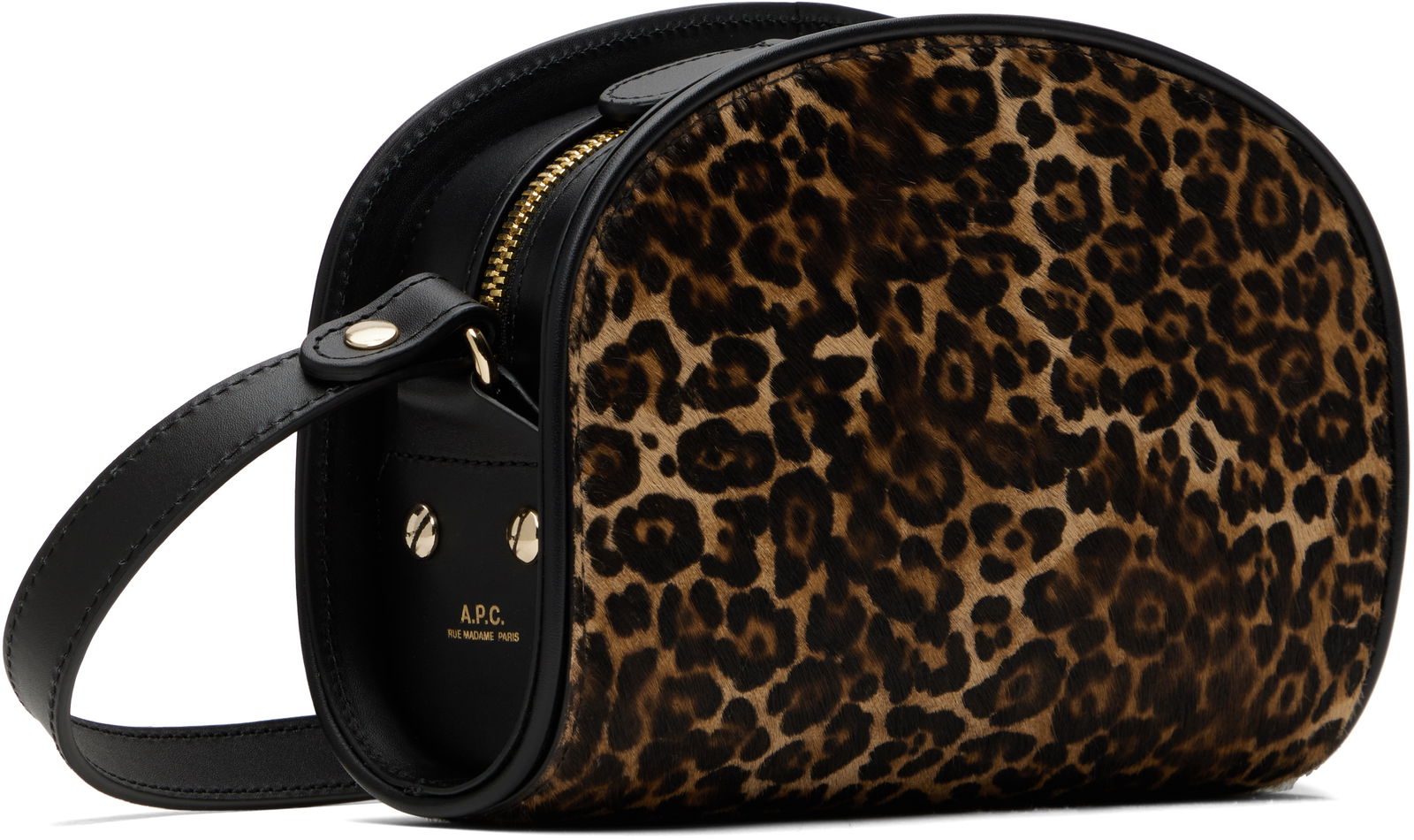Leopard Print Mini Crossbody Bag