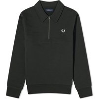 Mikina Fred Perry Zip Neck Collar Sweatshirt Zelené | M6639-Q20, 1