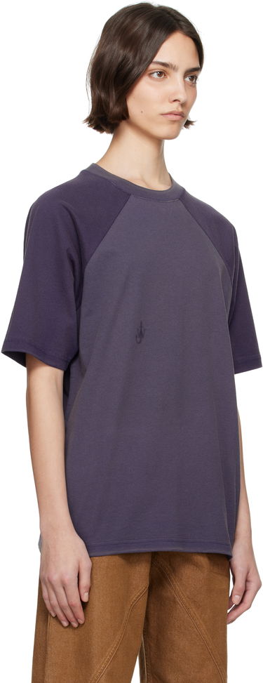 Tričko JW Anderson JW Anderson Garment Dye Oversized T-Shirt Šedá | JT0289-PG1800, 4