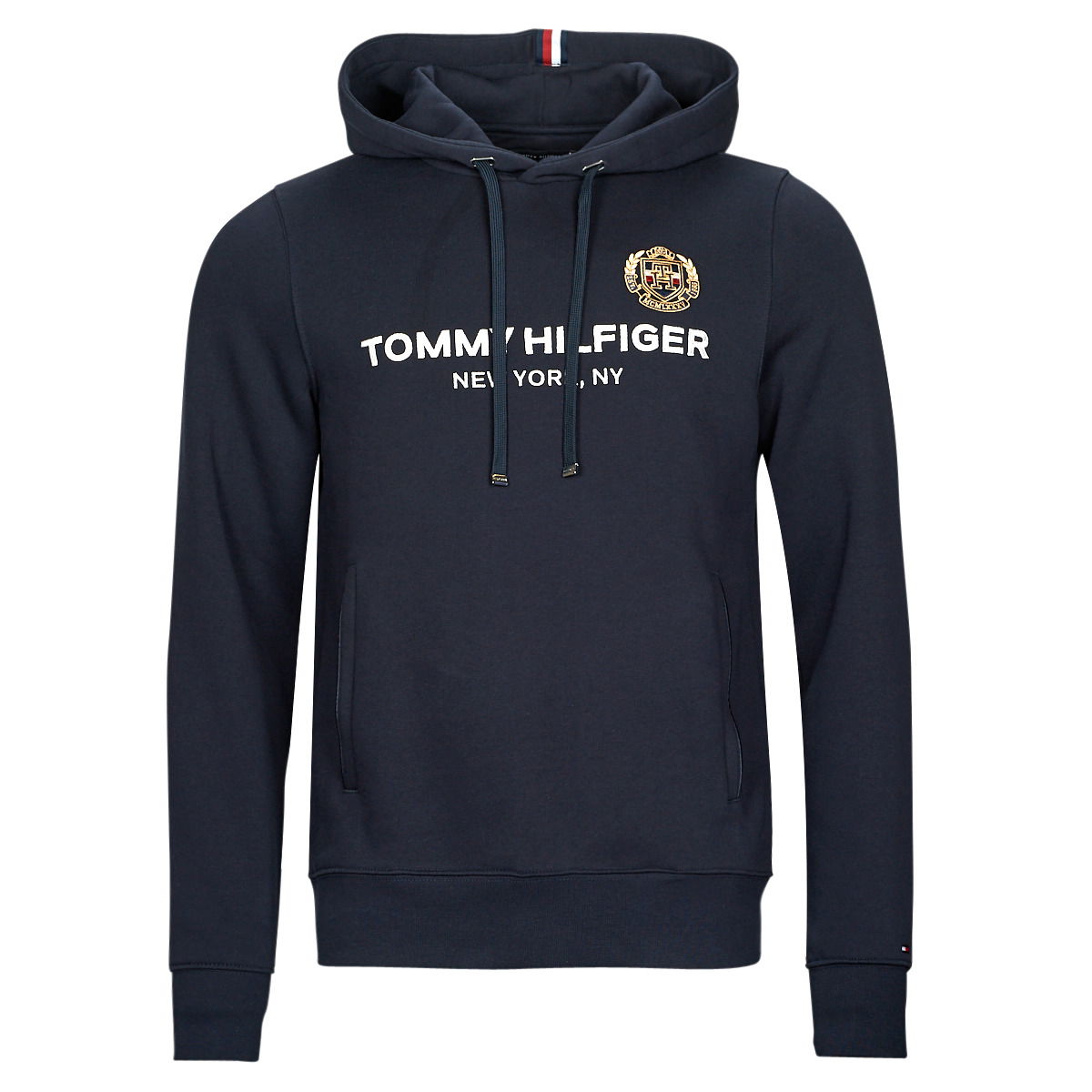Mikina Tommy Hilfiger ICON STACK CREST HOODY Čierna | MW0MW29332-DW5, 0