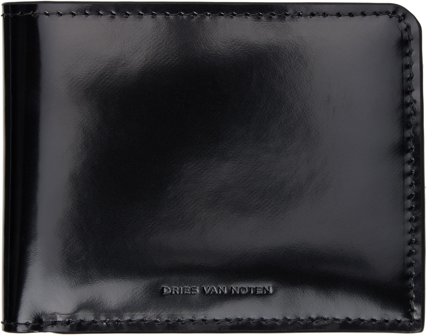 Peňaženka Dries Van Noten Dries Van Noten Bifold Leather Wallet Čierna | 251-022103-188, 0