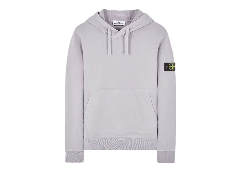 Mikina Stone Island Hooded Sweatshirt Dust Šedá | 801564151 - V0064