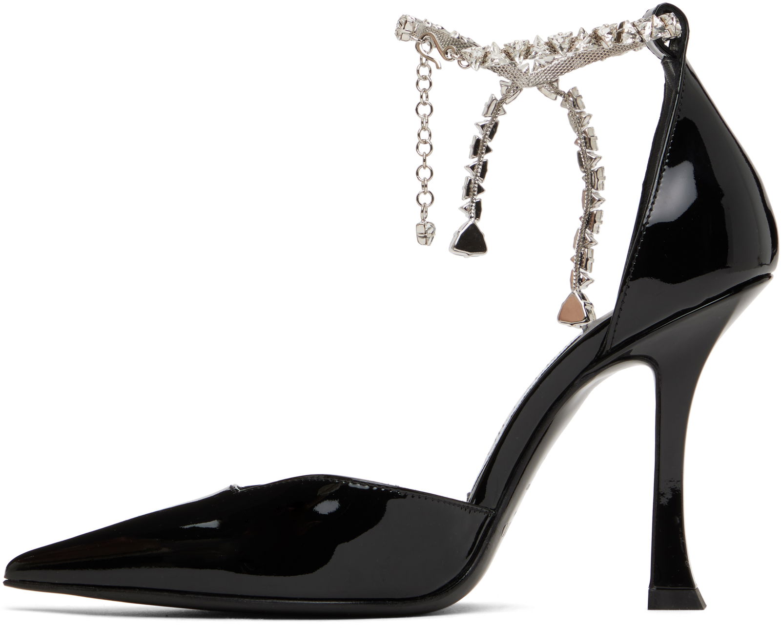 Jimmy Choo Stevie 100 Crystal Anklet Pumps