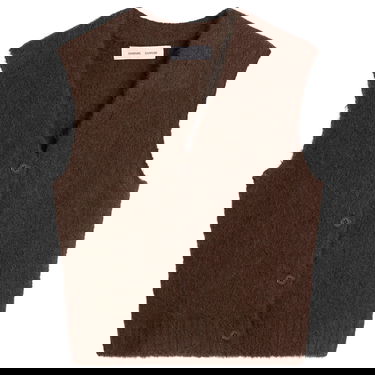 Vesta Samsoe Samsoe Sajeanne Hairy Knit Vest Top Hnedá | F25400034-191111TCX, 1