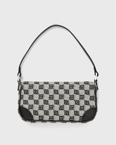 Kabelka MISBHV Jacquard Monogram 90S Mini Bag Čierna | 122A400, 4