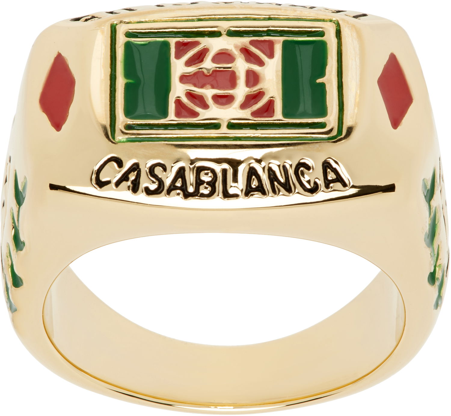 Prsteň Casablanca Tennis Club Gold Ring Metalická | APS25-JW-087-01, 0