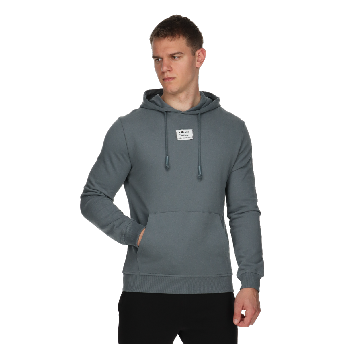Mikina Ellesse Men's Hoodie Šedá | ELA251M602-24, 0