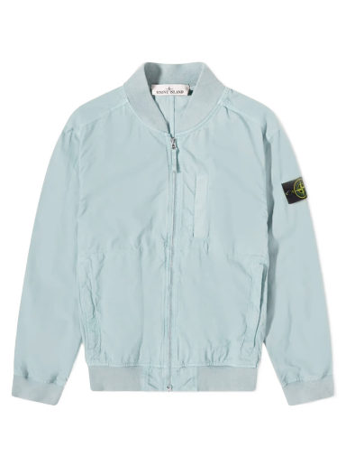 Bomber bunda Stone Island Cupro Cotton Twill Bomber Jacket Modrá | 781542629-V0041
