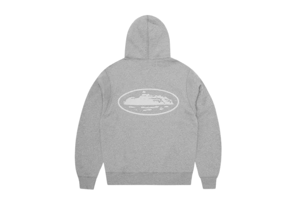 Mikina Corteiz Corteiz Island Puff Print Zip Hoodie Šedá | COR7, 1