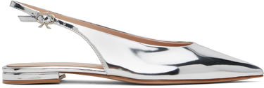 Tenisky a topánky Gianvito Rossi Gianvito Rossi Robbie Sling Ballerina Flats Metalická | G95546-05RIC-MET, 0