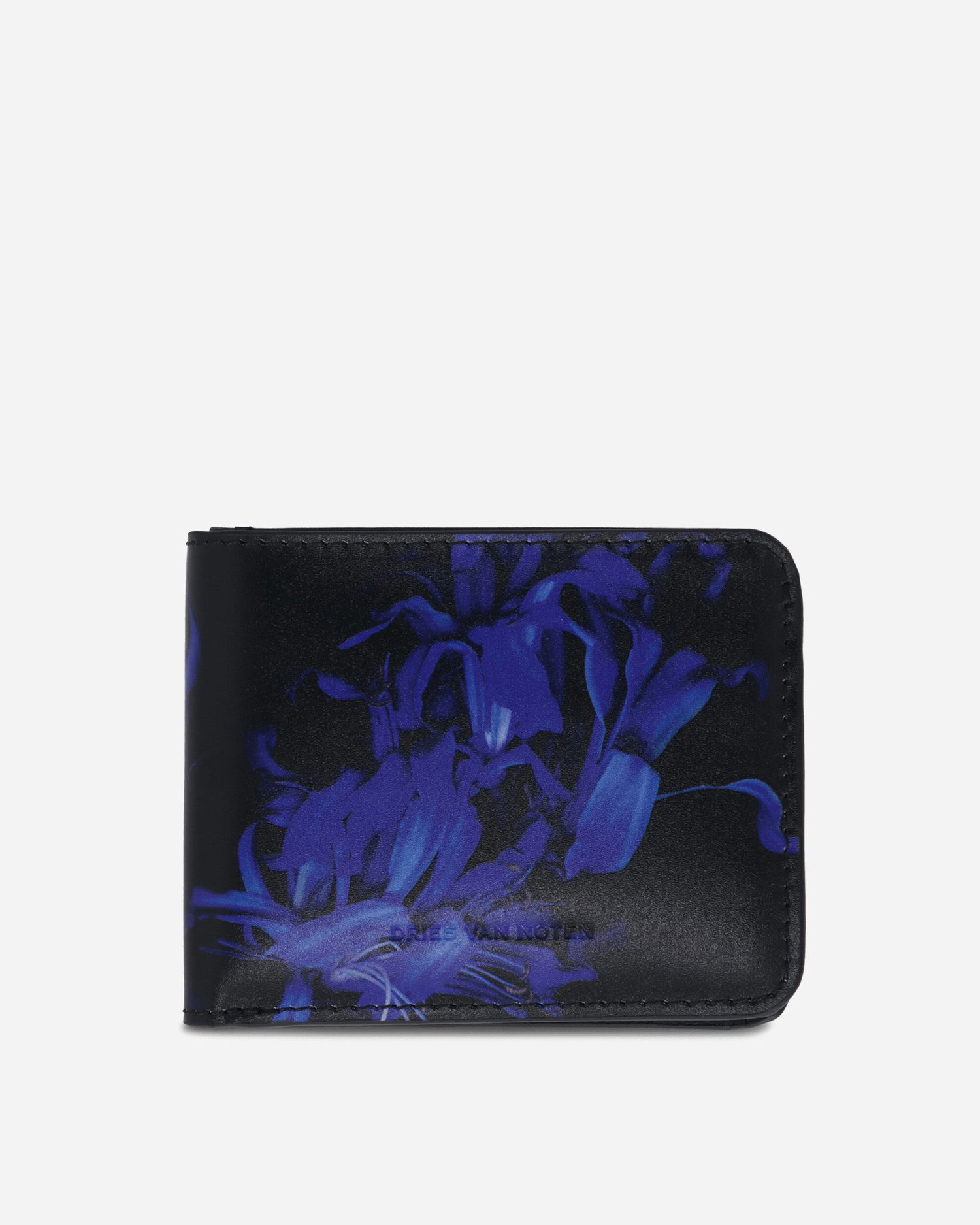 Peňaženka Dries Van Noten Dries Van Noten Floral Print Leather Wallet Čierna | 252-022110-598 504, 1