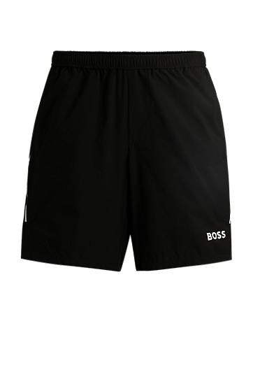 Šortky BOSS Four-Way Stretch Active Shorts Čierna | 50540307, 0