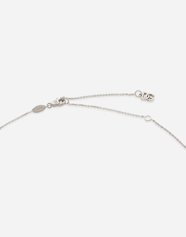 Náhrdelník Dolce & Gabbana 18K White Gold Belcher Chain Necklace Metalická | WANR4GWOB0180001, 3