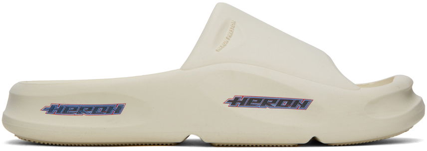Tenisky a topánky HERON PRESTON Eco Moulded Slides "White" Biela | HMIC006F23MAT0010100, 0