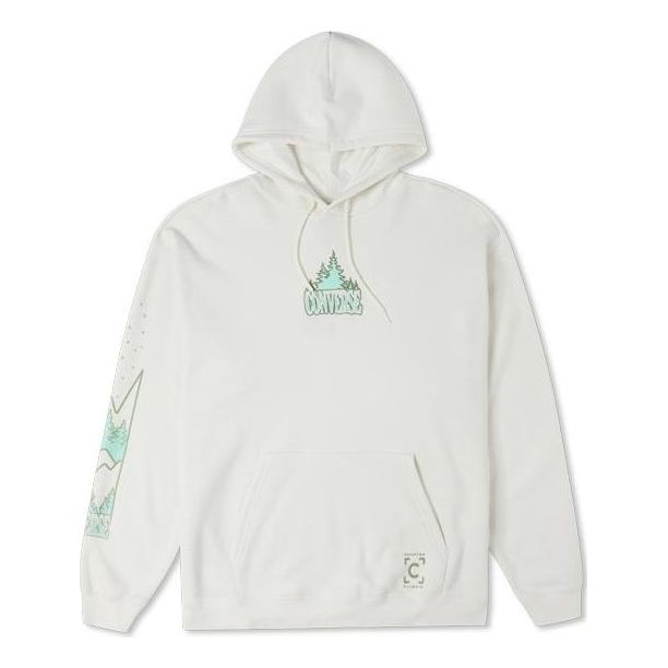 Mikina Converse Counter Climate Graphic Print Hoodie Biela | 10025031-A01