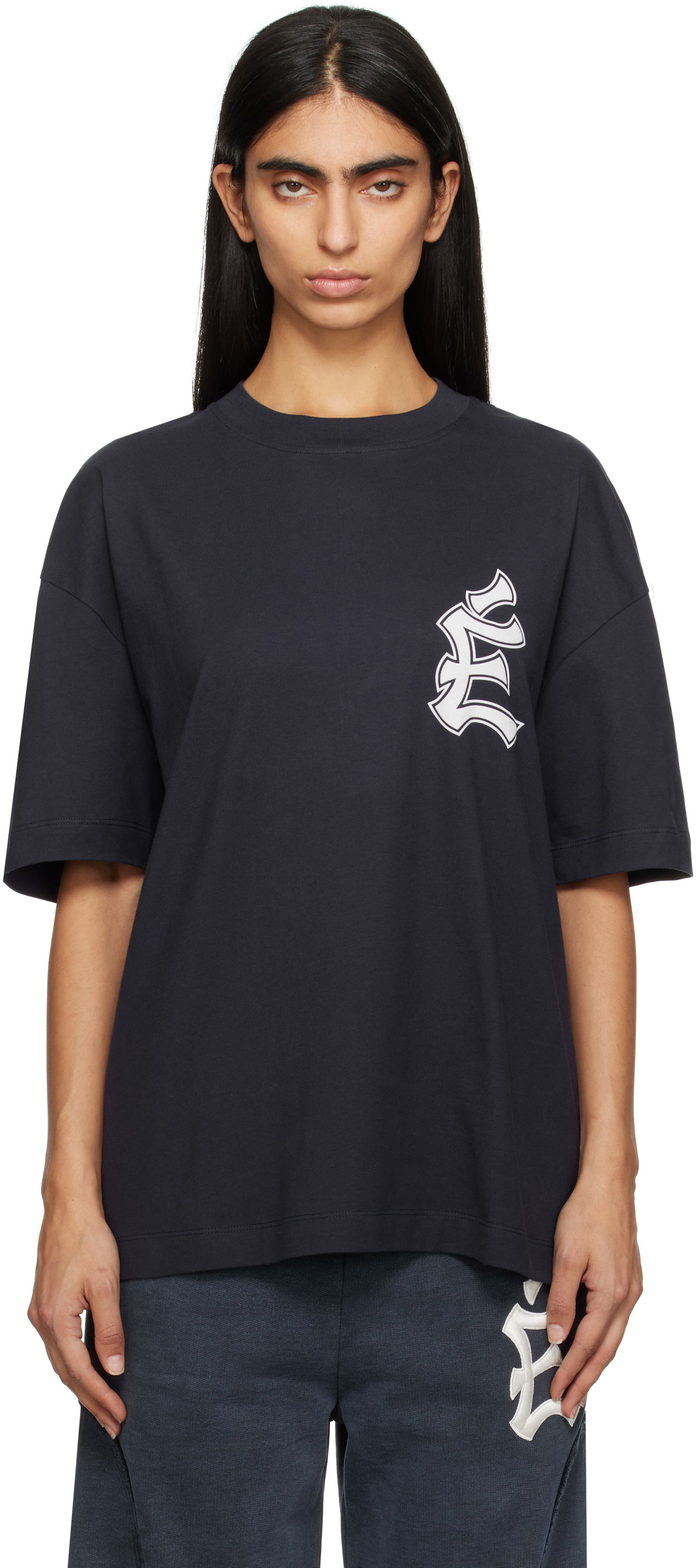 Tričko Études The City Relax T-Shirt Navy | H24MMTSH130-44, 0