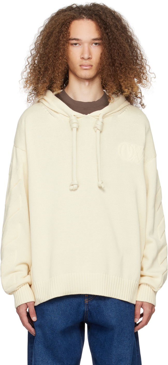 Mikina Off-White 3D Diag Hoodie Biela | OMHU002C99KNI0016161, 0