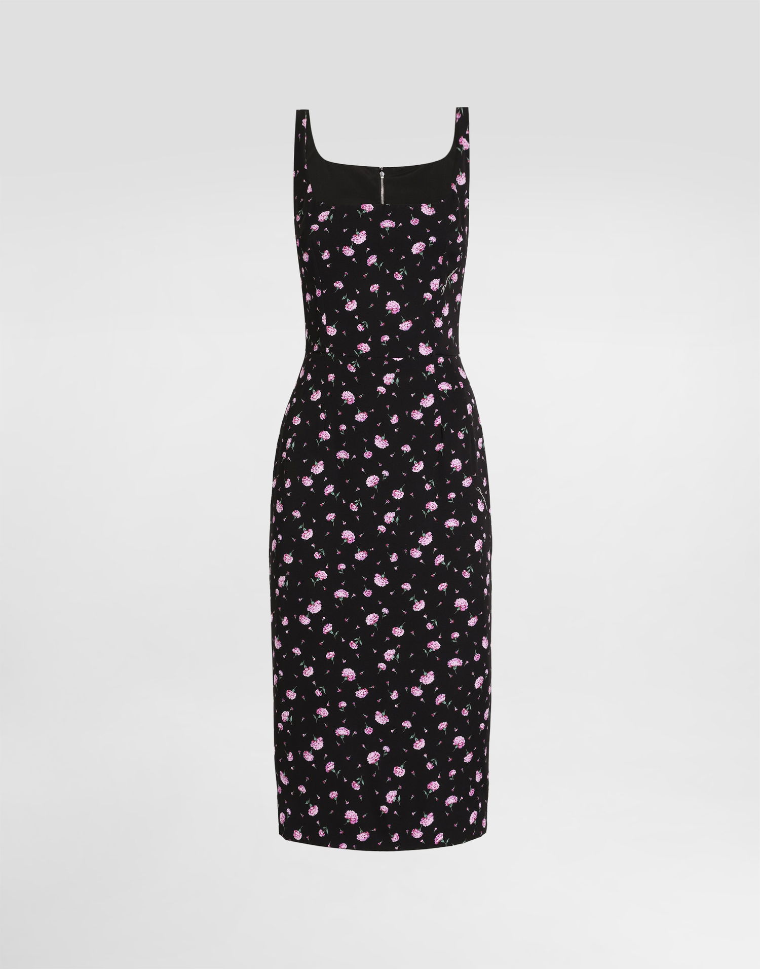 Šaty Dolce & Gabbana Carnations-print Sheath Dress Čierna | F6F4ZTFSA8MHN5XX, 0