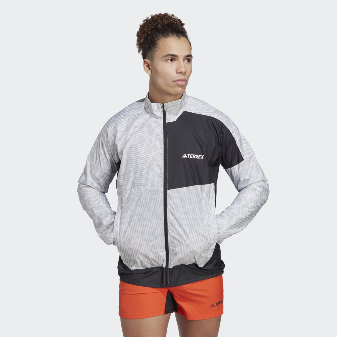 Vetrovka adidas Originals Terrex Trail Running Windbreaker Biela | HZ1299, 0
