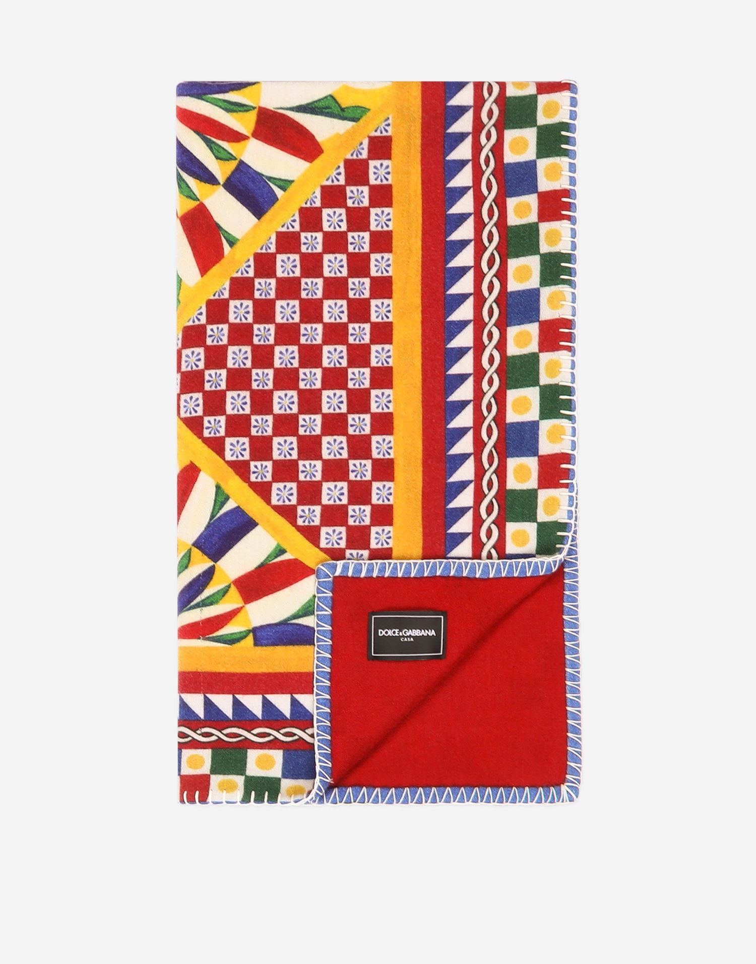 Home decor Dolce & Gabbana Dolce & Gabbana Silk And Wool Blanket - Plaid Rôznofarebný | TCE012TCAB6UC072, 1