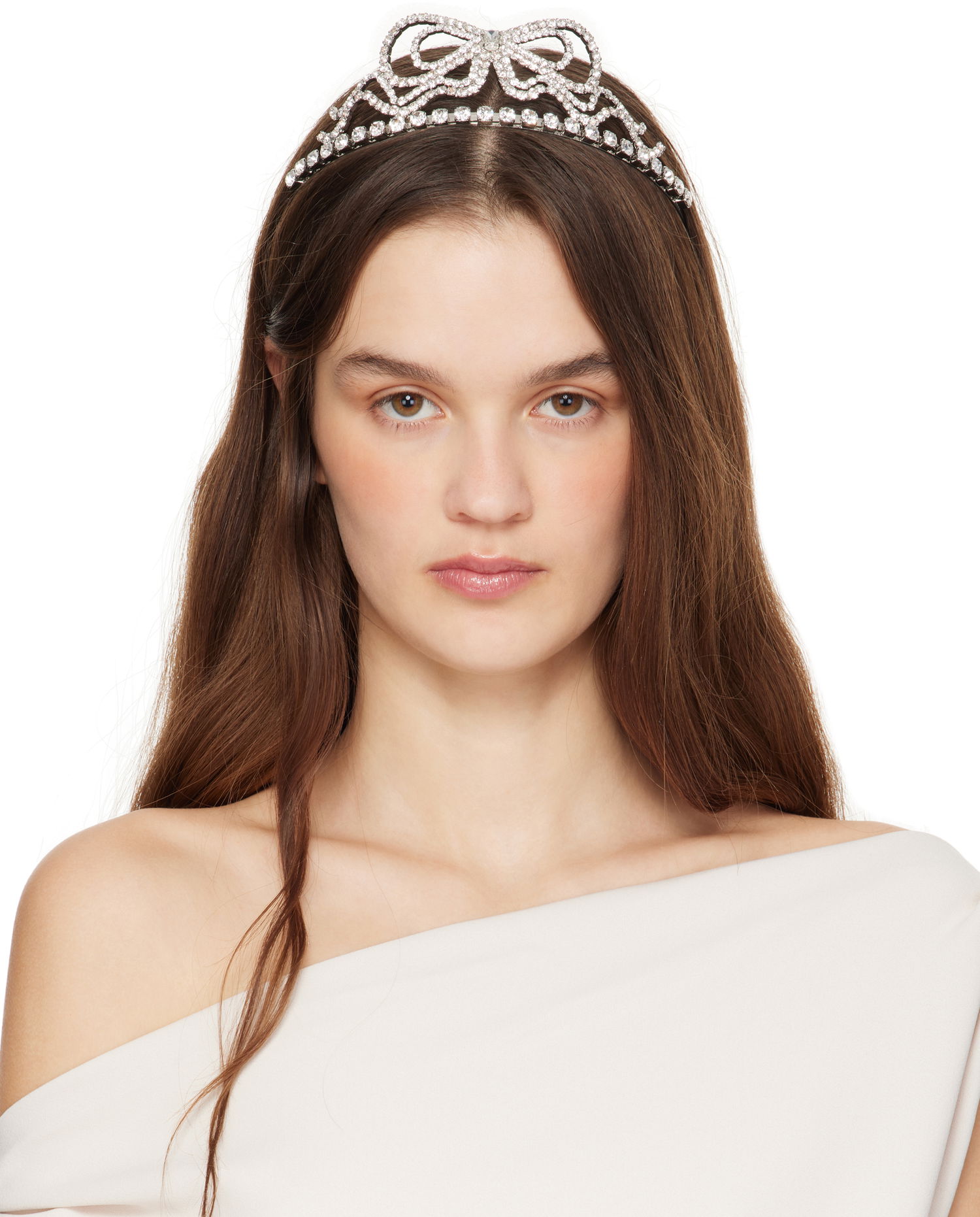 Šperky Blumarine Blumarine Bow Crystal Headband Metalická | P522W308A, 0