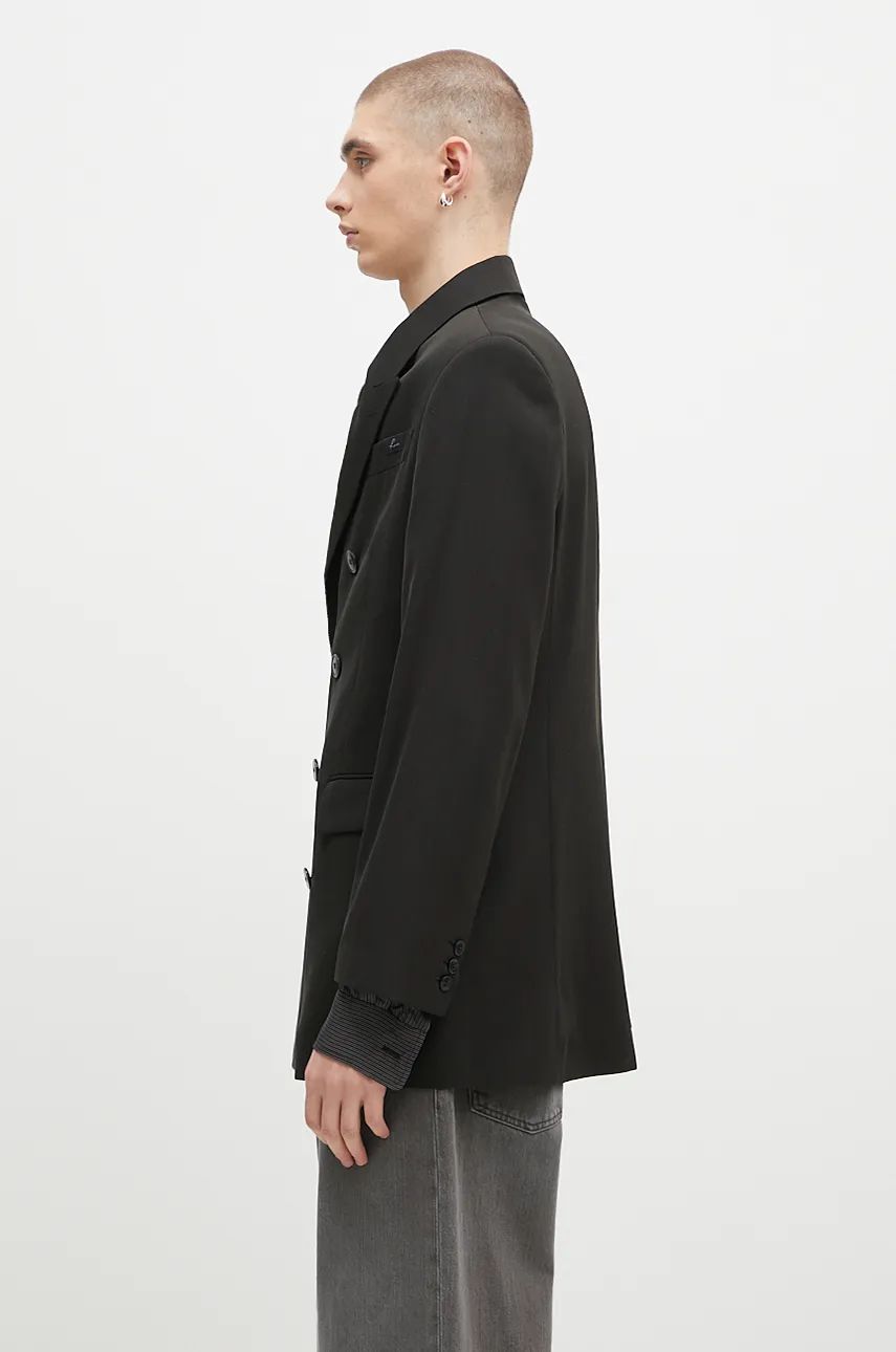 Kabáty Martine Rose Double Breasted Short Coat Čierna | 328WT05006, 1