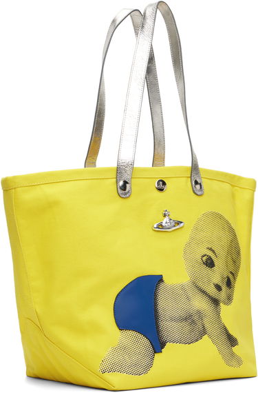 Tote bag Vivienne Westwood Vivienne Westwood Baby Printed Canvas Small Shopper Tote Žltá | 4205007NU-W015D-, 1