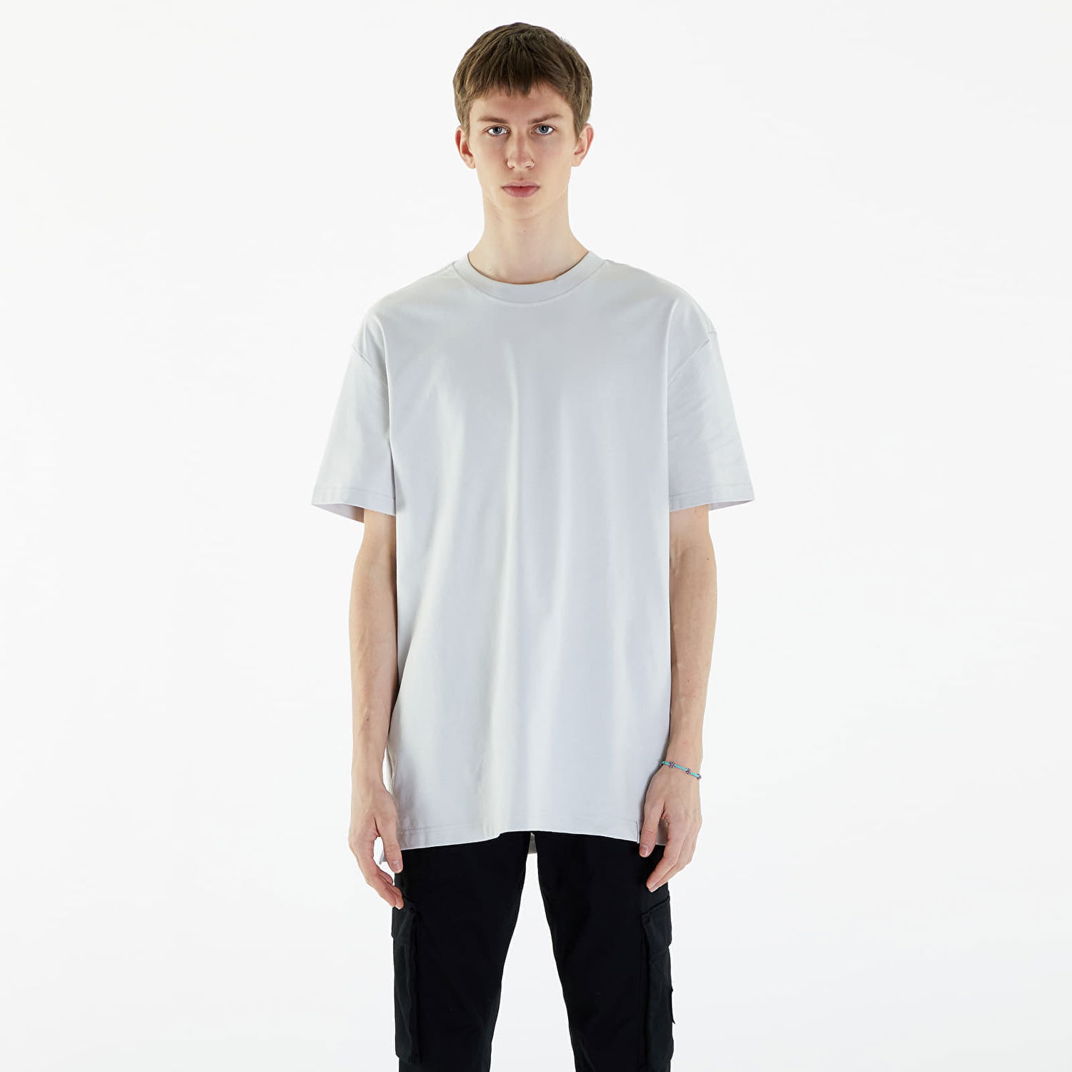 Tričko CALVIN KLEIN Long Relaxed Cotton T-Shirt Biela | J30J325338 PC8, 0