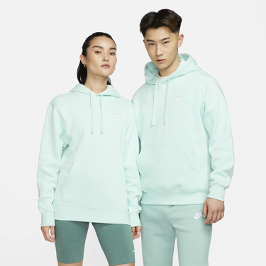 Mikina Nike Club Fleece Tyrkysová | BV2654-346, 0