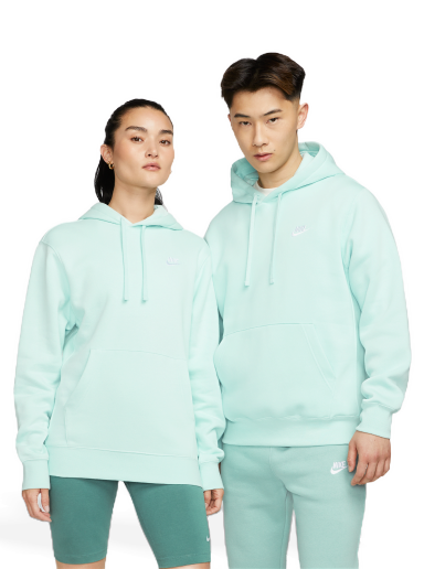 Mikina Nike Club Fleece Tyrkysová | BV2654-346