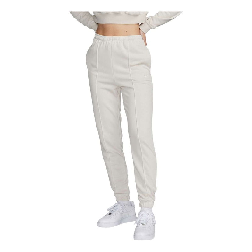 Tepláky Nike Sportswear Chill Terry Slim High Waisted French Terry Sweatpants Béžová | FN2435-104