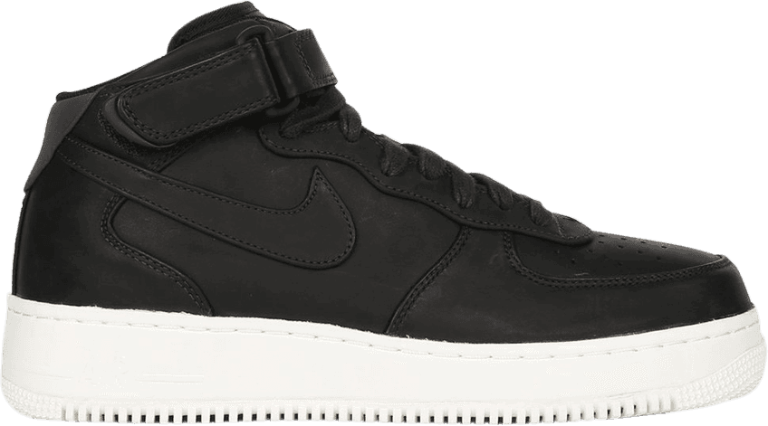 Tenisky a topánky Nike Air Force 1 Mid Black Sail (Lab) Čierna | 905619-001, 0