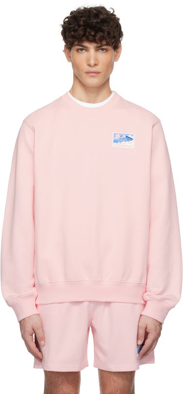 Mikina Casablanca Temple Patch Classic Sweatshirt Ružová | MPS25-JTP-293-04, 0