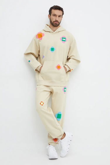 Tepláky The North Face Yinka Ilori x Floral Print Sweatpants Béžová | NF0A8AQ23X41, 1
