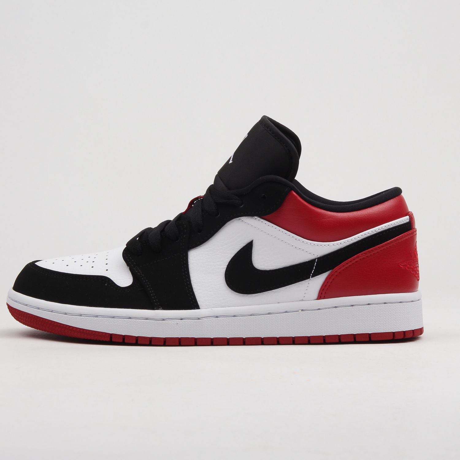 Tenisky a topánky Jordan Air Jordan 1 Low "Black Toe" GS Červená | 553560-116, 0