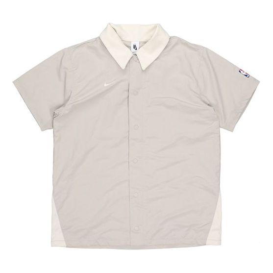 Košeľa Nike Fear of God x NBA Loose Short Sleeve Shirt Šedá | CU4616-271